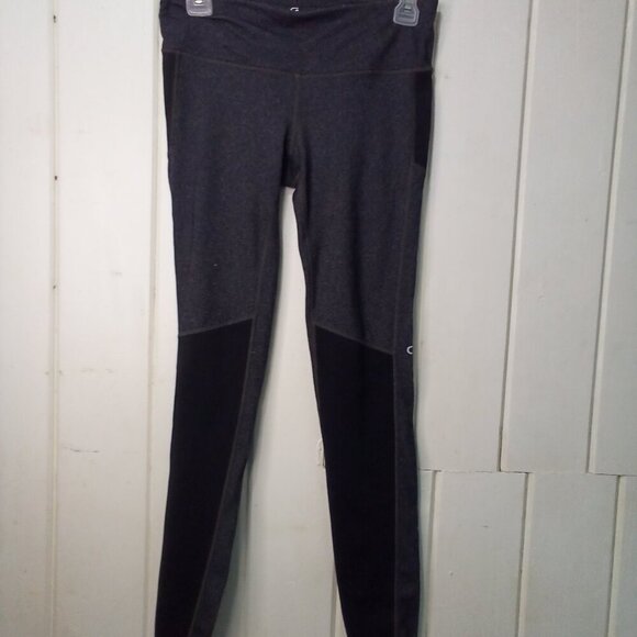 Gap Fit Leggings Women S Active Athletic Gray Black - Picture 3 of 15